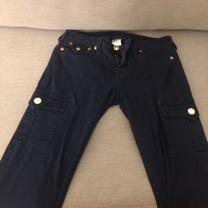 True Religion, dark blue, size 28, never worn